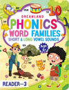 Phonics Reader - 3 (Word Families Short and Long Vowel Sounds) Age 6+