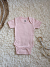 Organic Cotton Onesie - Peach - Premium Quality, GOTS certified